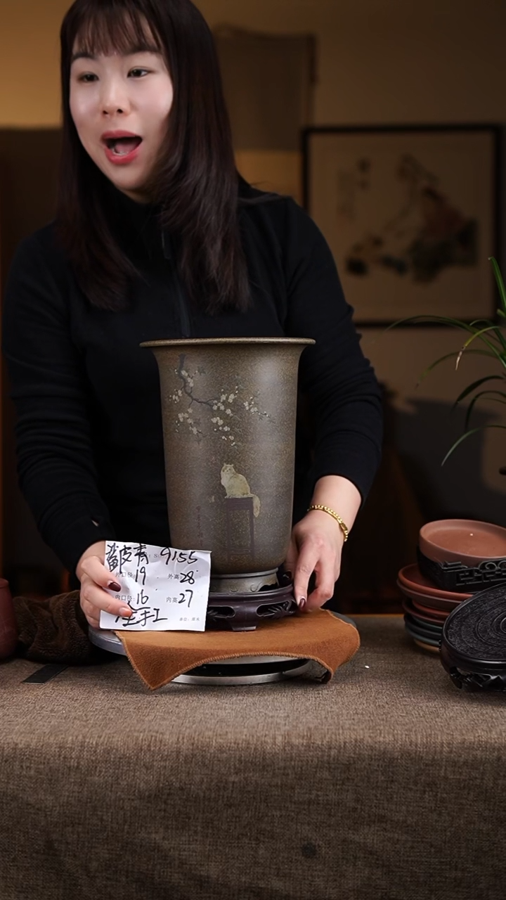 【闪购商品】紫砂花盆紫砂花盆9155