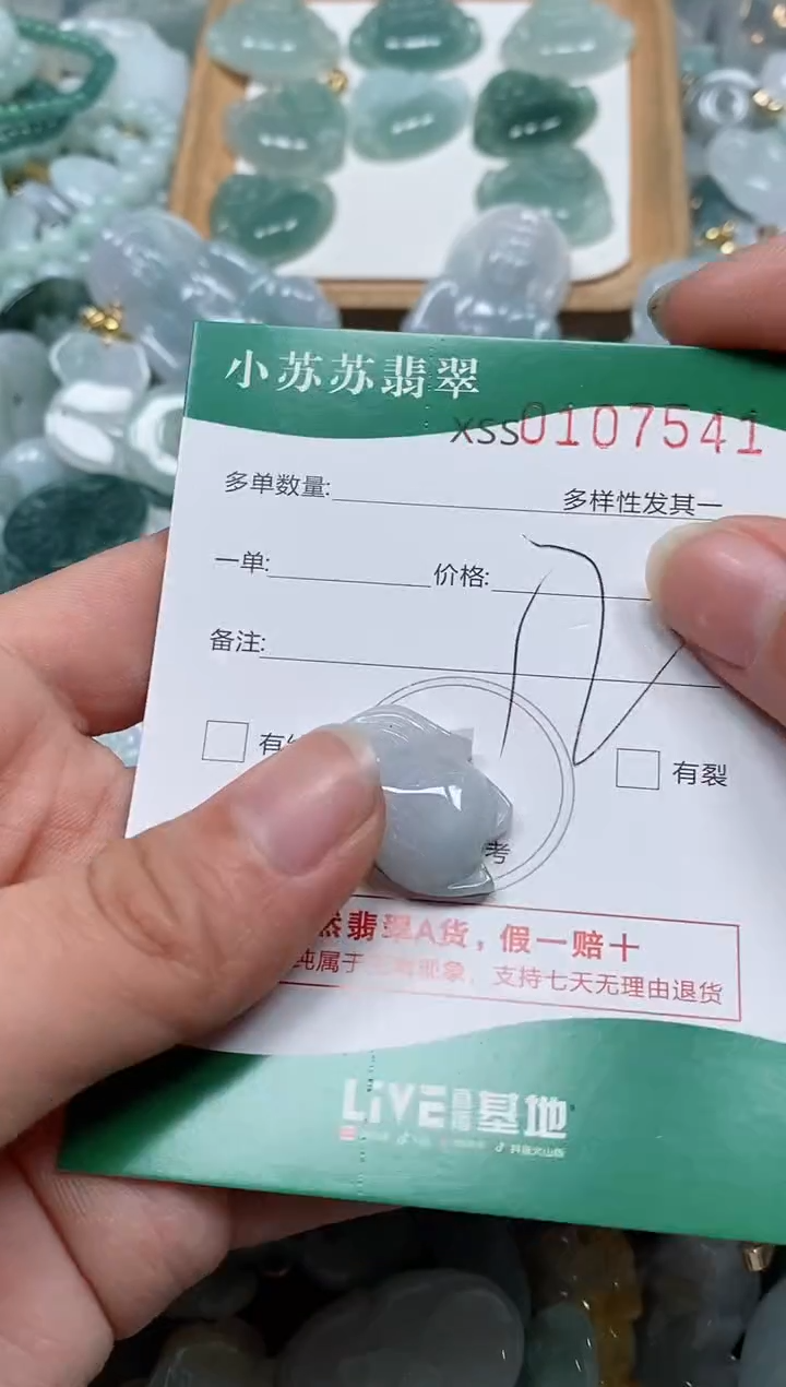 【闪购商品】翡翠颈饰未镶嵌闪购商品0107541