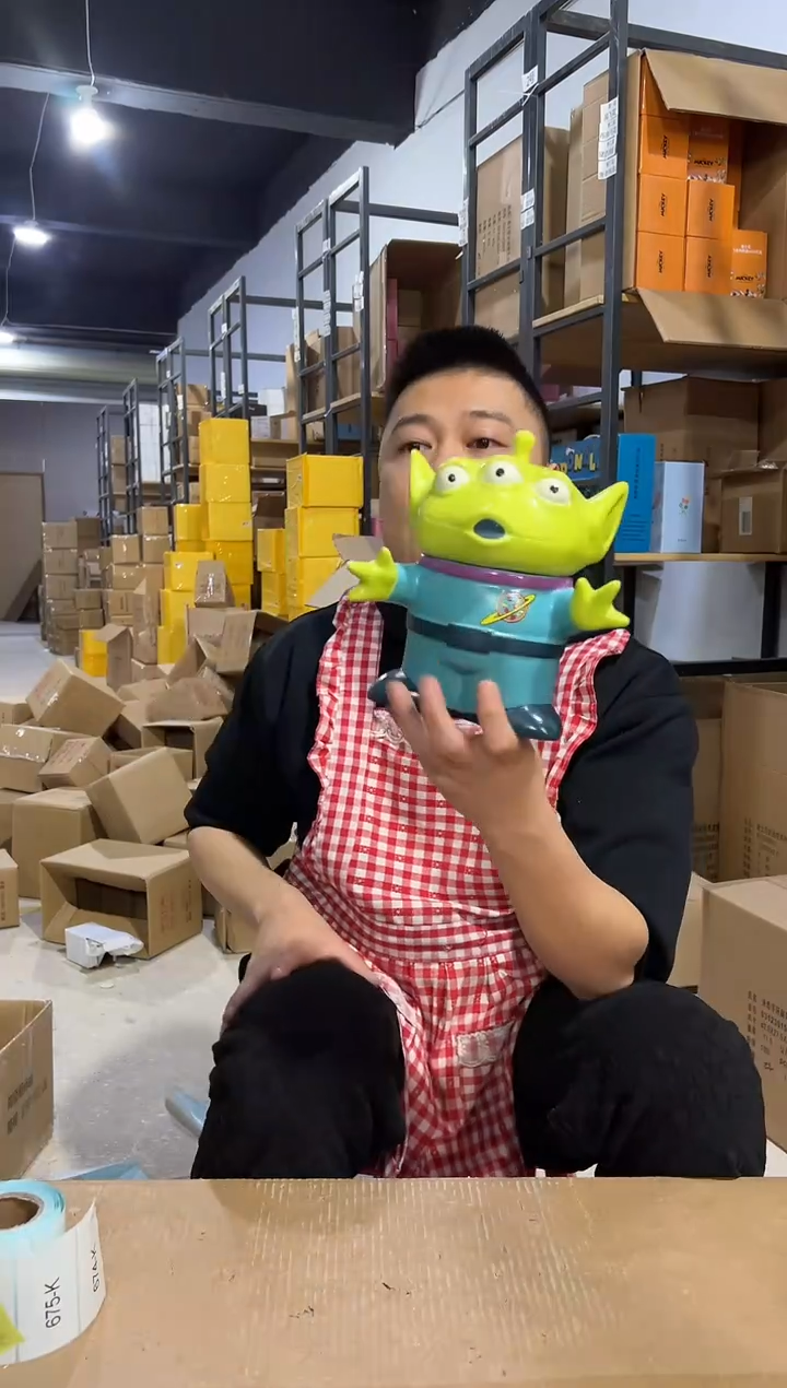 【闪购商品】杯陶瓷三眼仔全身罐