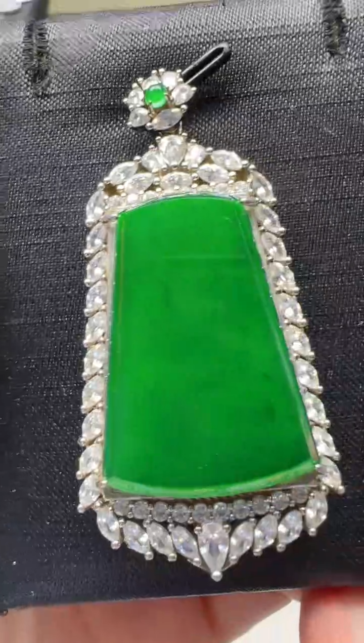 【闪购商品】翡翠吊坠(不含链)银S925镶嵌多样性团购发一件