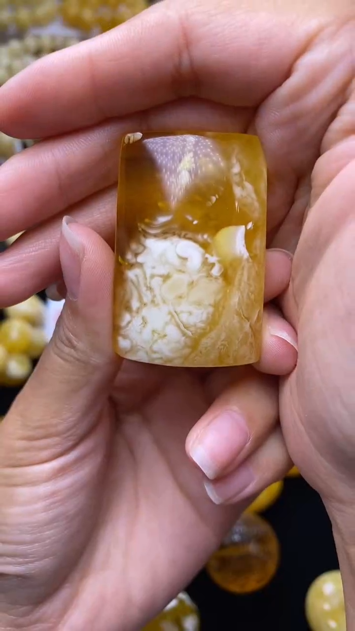 裸石蜜蜡未镶嵌葵.14