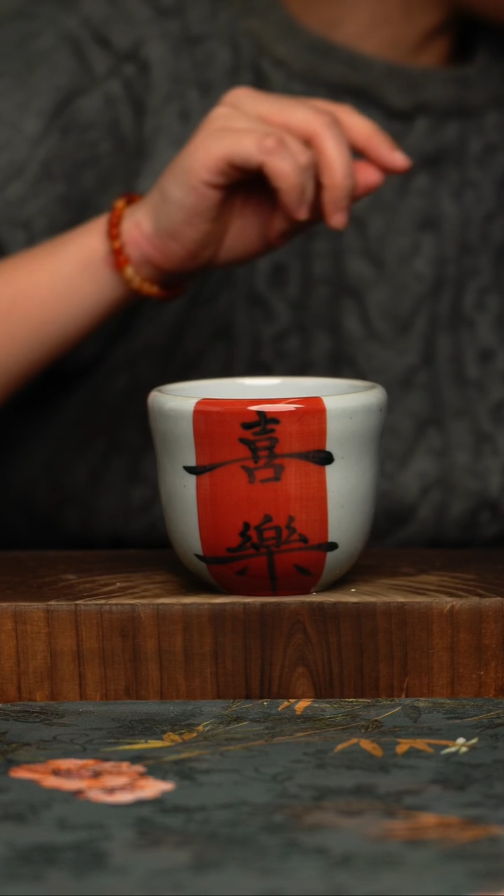 瓷片釉下彩手工手绘同款陶器