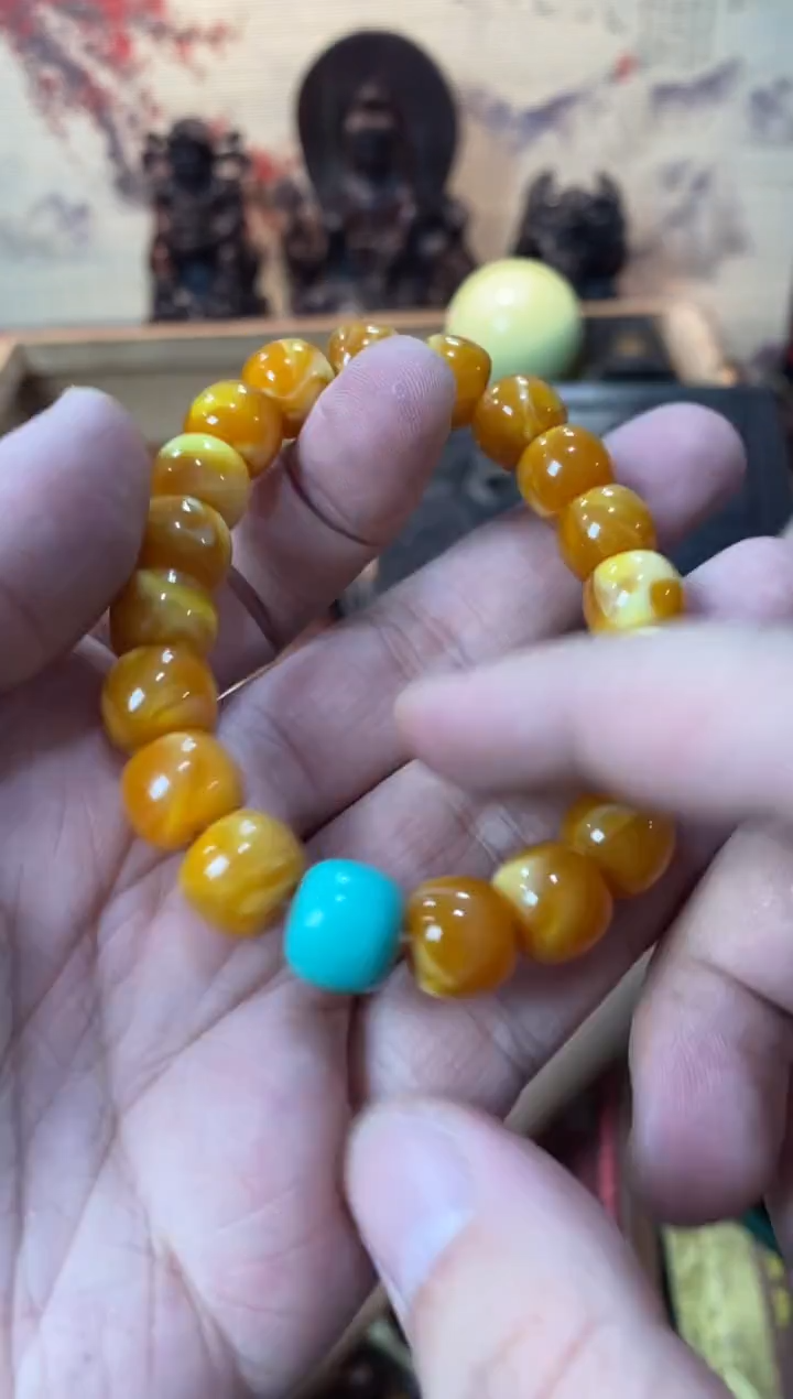 未镶嵌颈饰蜜蜡小桶珠直播推荐直播推荐