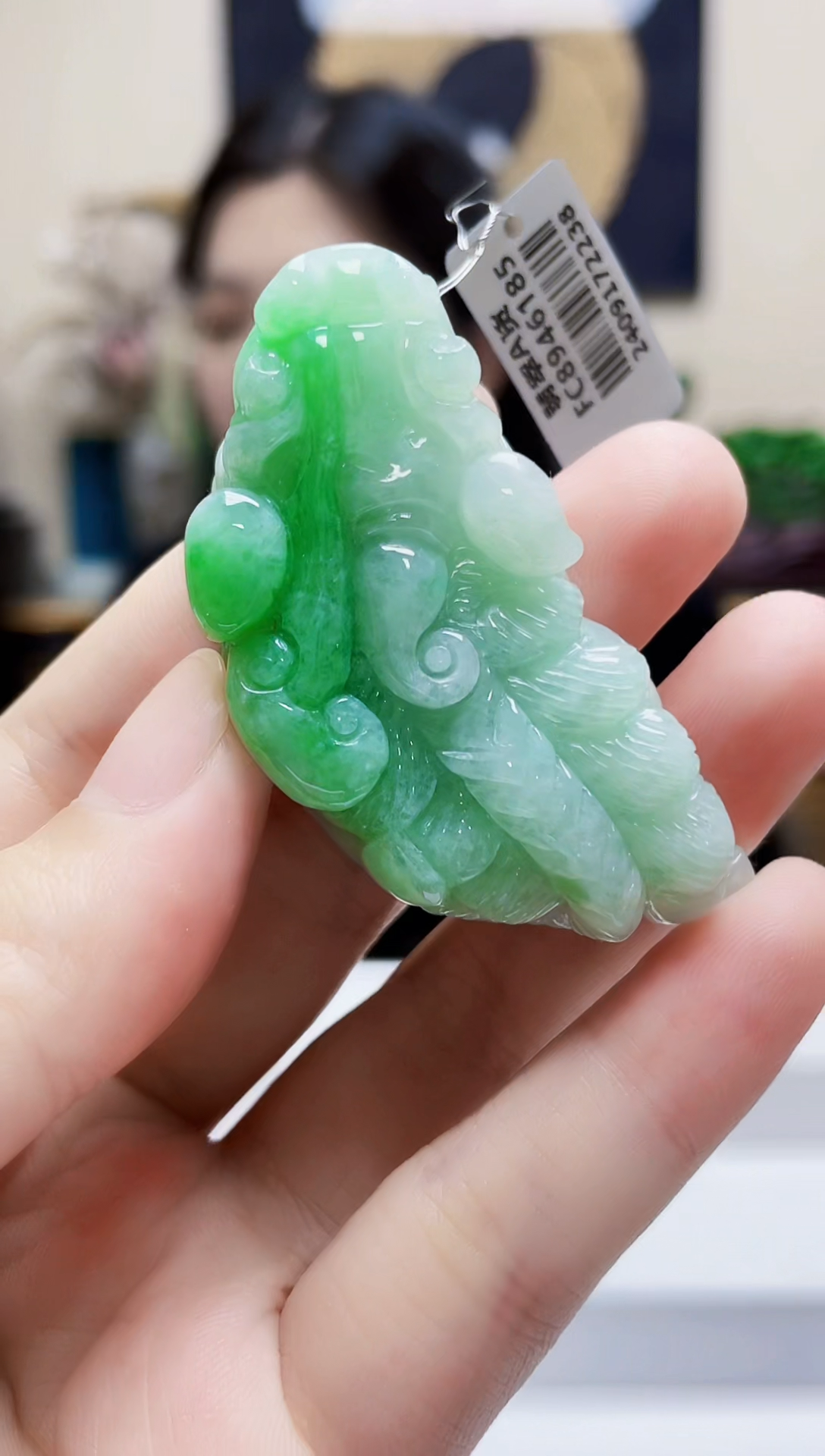 未镶嵌定制翡翠吊坠141