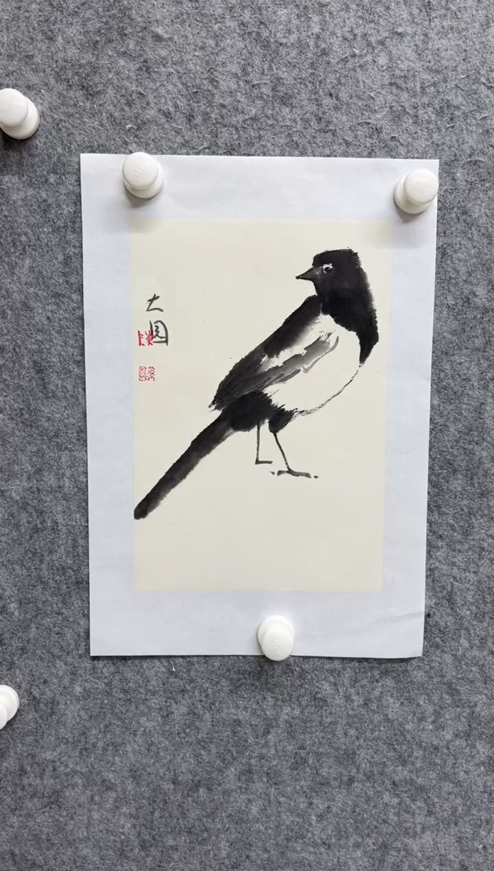 【闪购商品】国画写意画花鸟画手绘