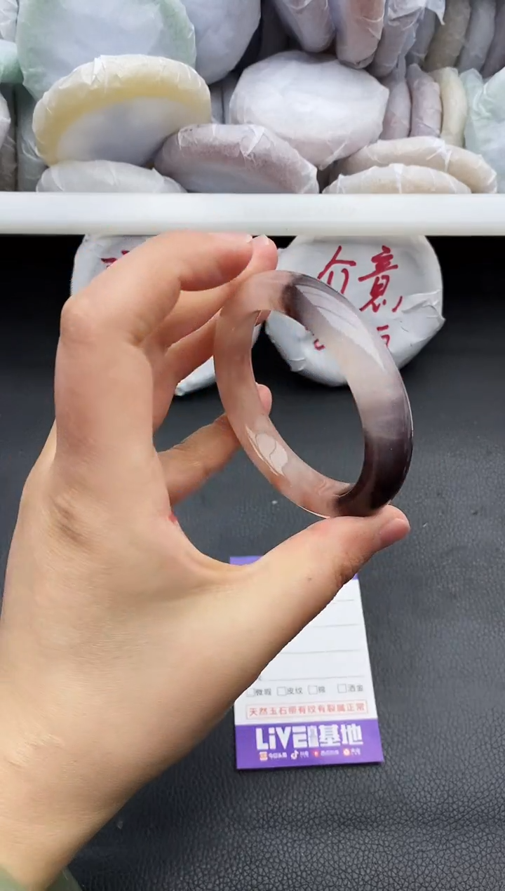 未镶嵌手镯石英质玉瑕疵59+53/54