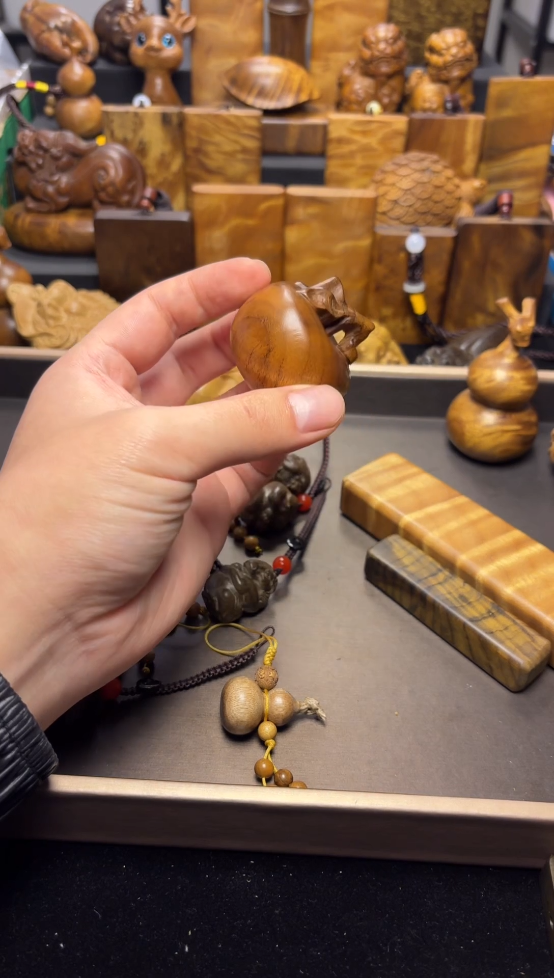 【闪购商品】楠木（金丝楠）其他苹果摆件61