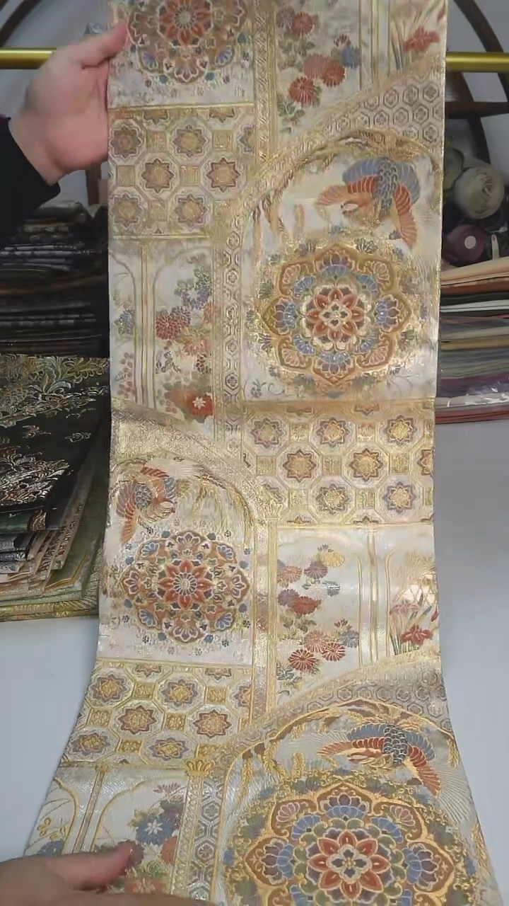 【闪购商品】织绣9西阵织六通宝相花