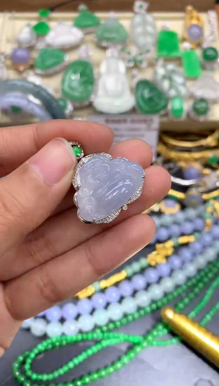 【闪购商品】翡翠颈饰18K金镶嵌325 -中国好珍宝