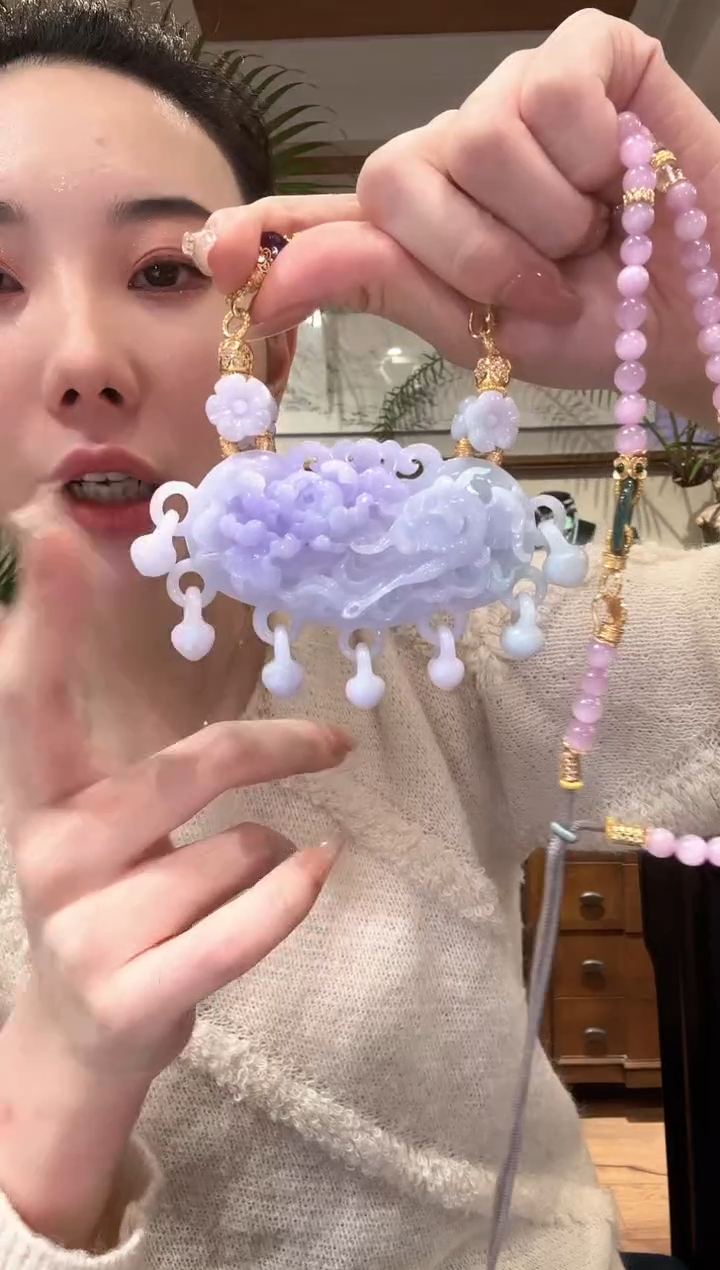 【闪购商品】翡翠颈饰未镶嵌国风