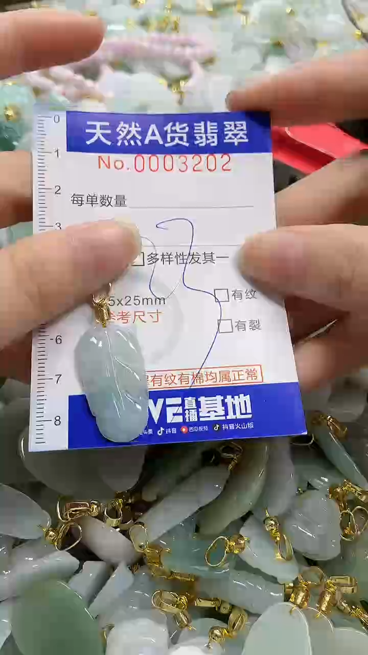 颈饰未镶嵌翡翠天然A货翡翠