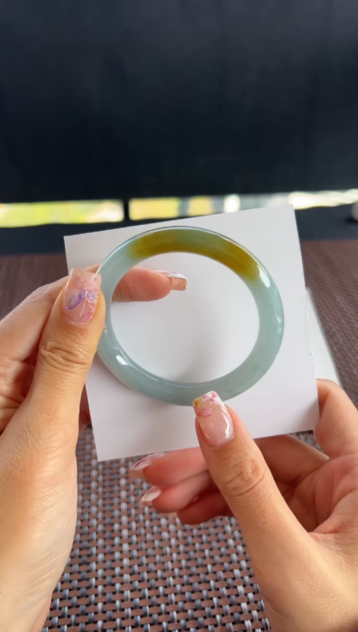 【闪购商品】翡翠手镯未镶嵌24号53*9.0*8.4