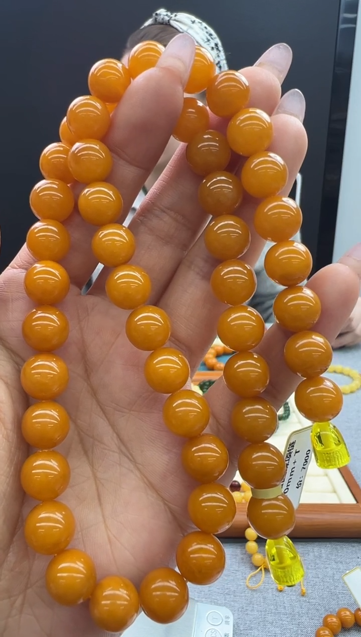 【闪购商品】琥珀颈饰未镶嵌655秒拍号