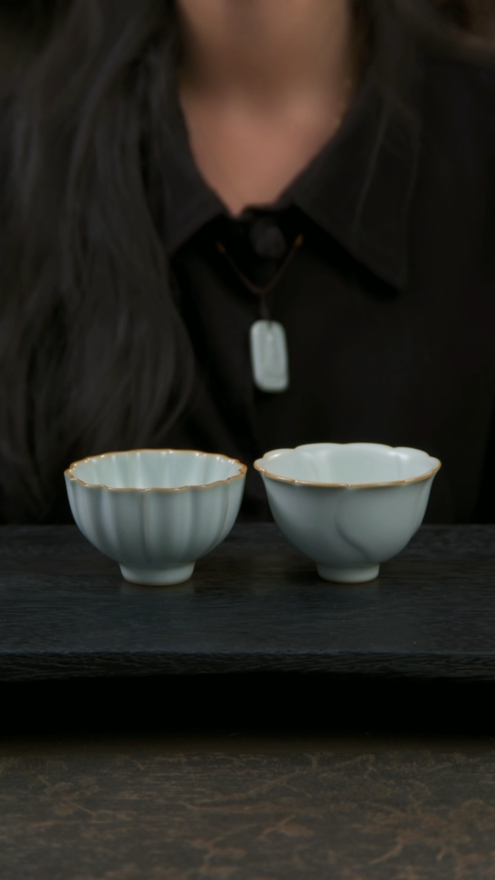 【闪购商品】杯晴云对杯（开片不开片可选，默认开片）