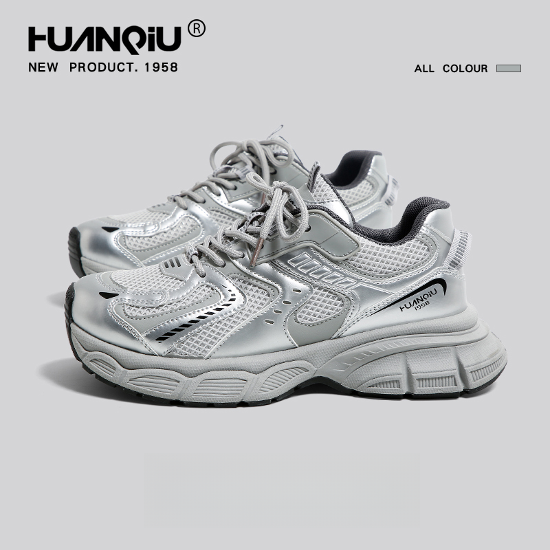 环球厚底增高秋季老爹鞋女百搭新款网红炸街超火鞋子女运动鞋加绒