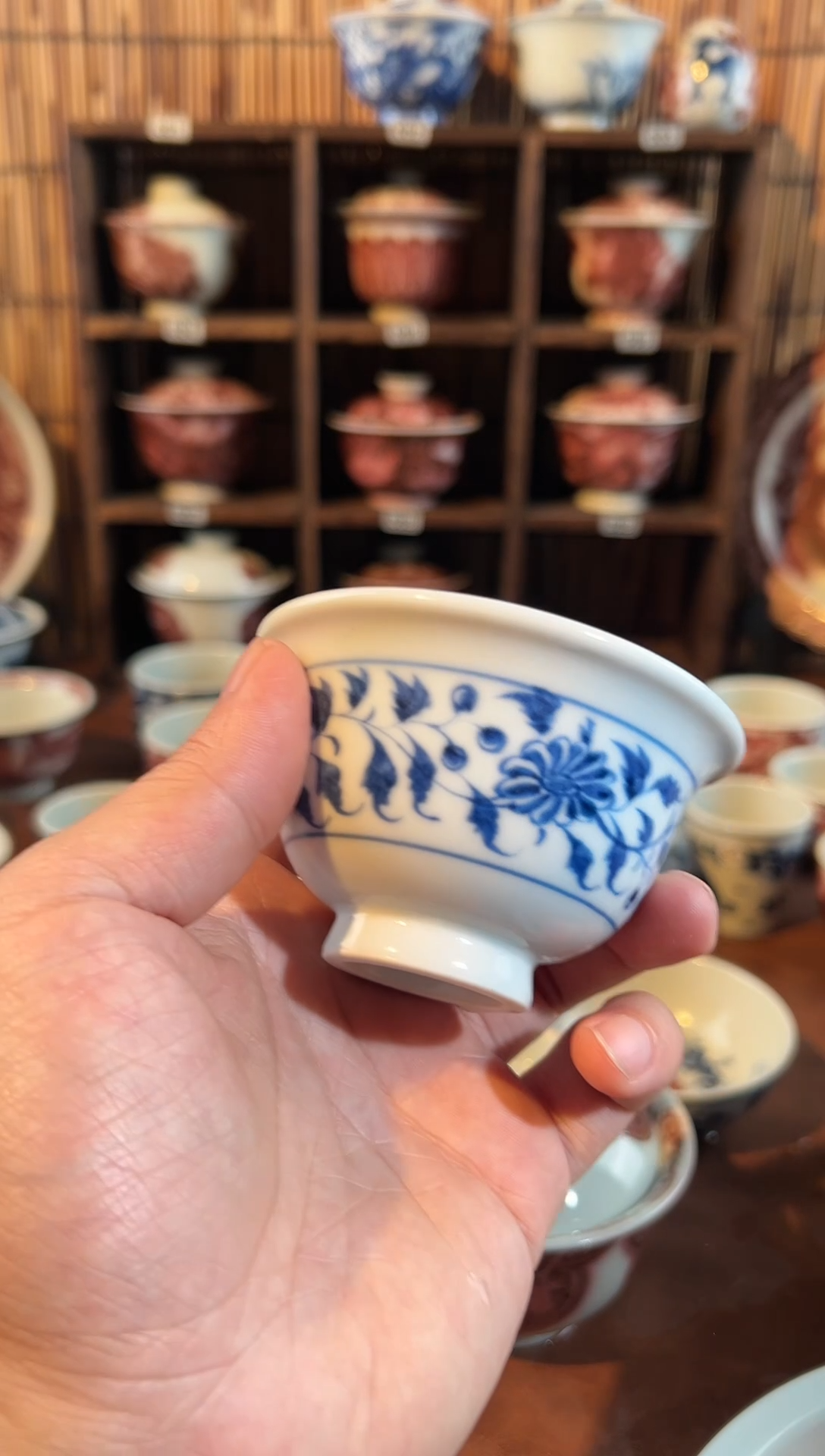 【闪购商品】天禄言瓷缠枝向日葵压手杯