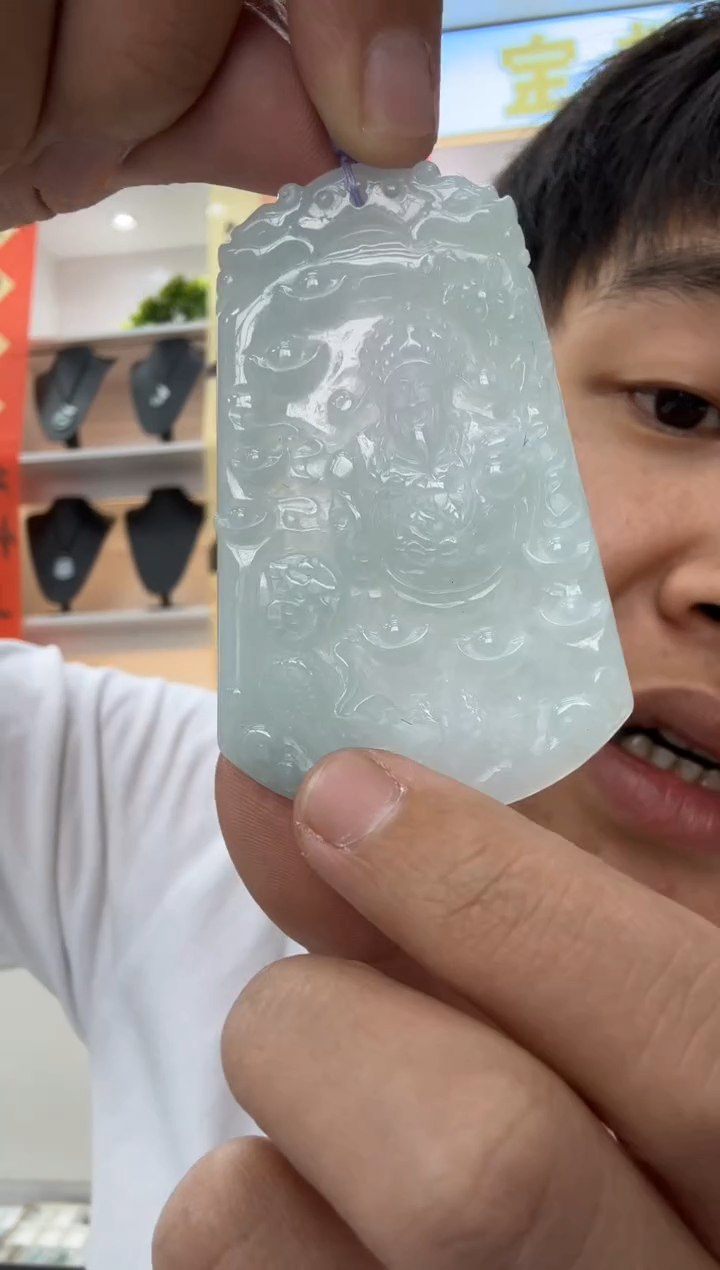 【闪购商品】翡翠颈饰未镶嵌天然翡翠A货孤品一件