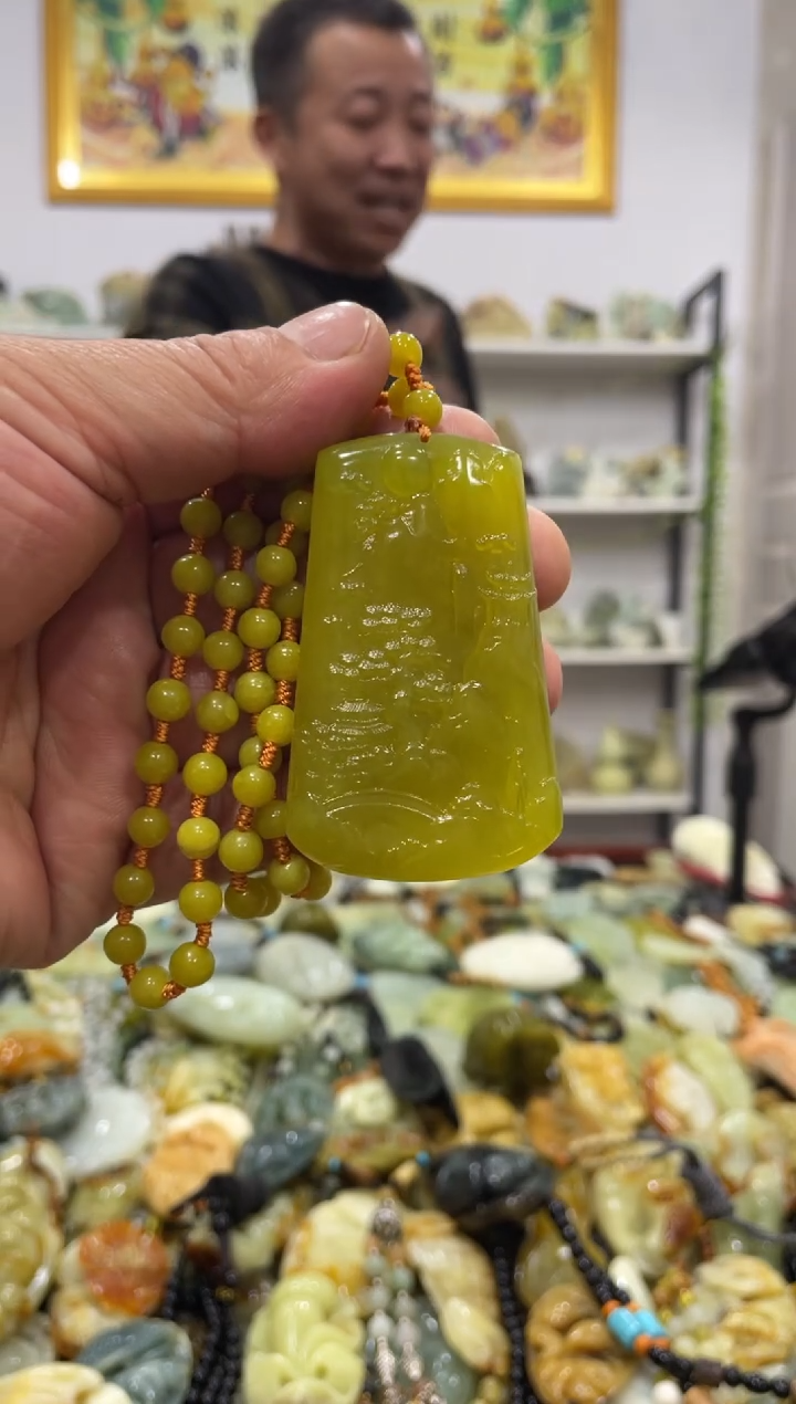 【闪购商品】岫玉吊坠未镶嵌           