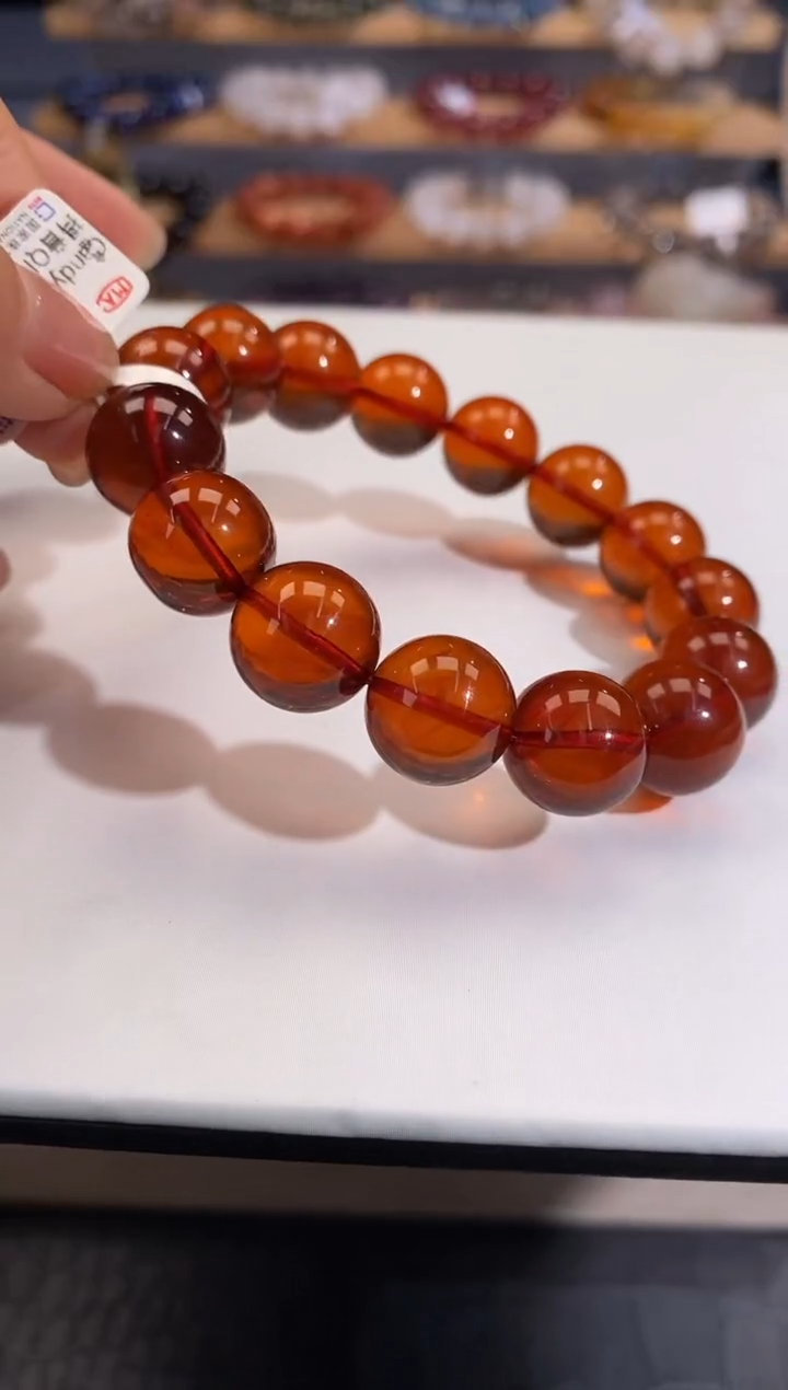 【闪购商品】血珀手链未镶嵌手链