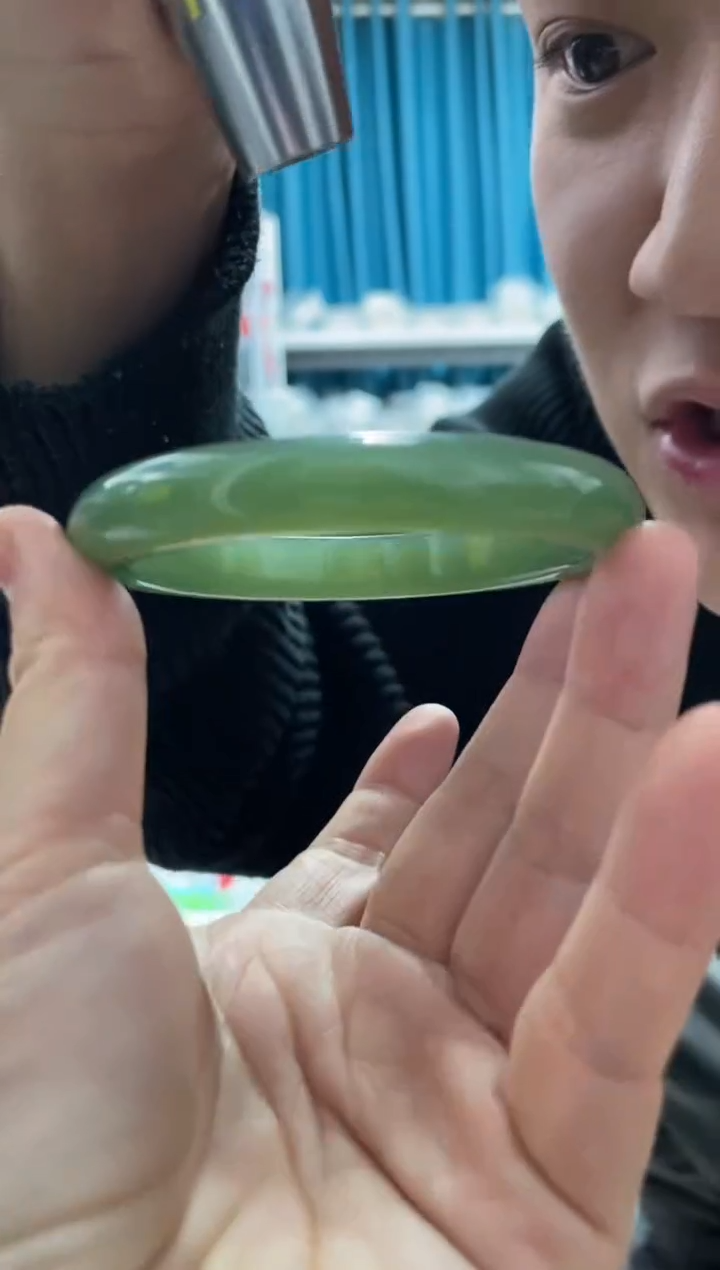 【闪购商品】和田玉颈饰未镶嵌A13且末蓝正圈62