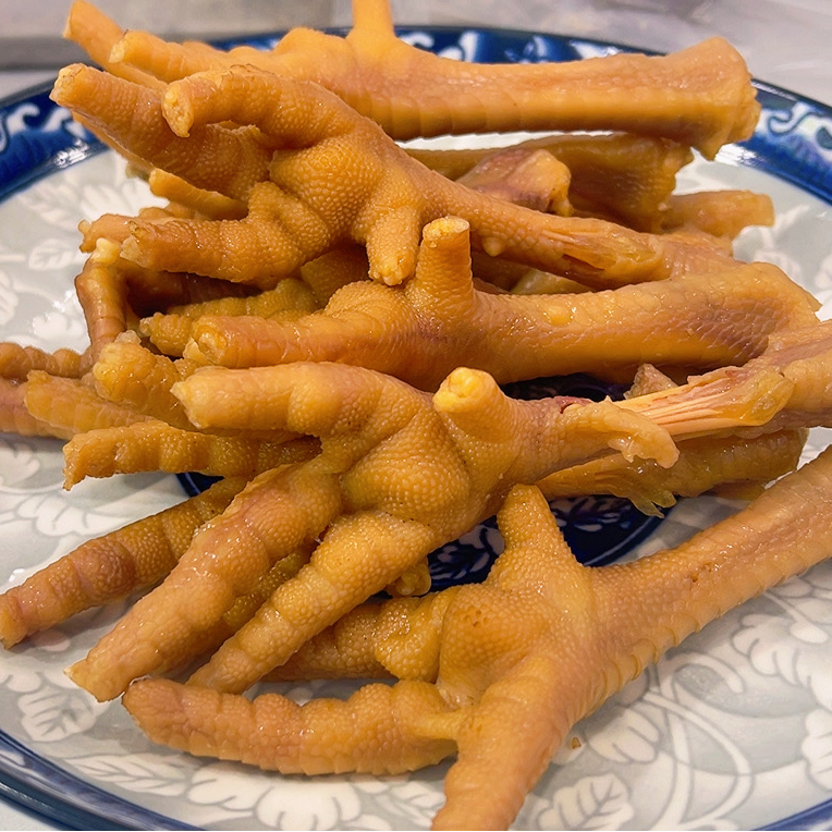 清真五香鸡爪鸡胗即食零食独立包装香辣卤味小吃下酒菜