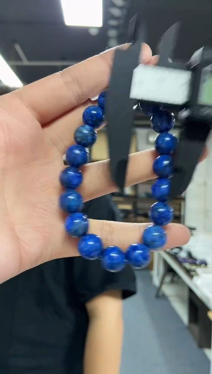 【闪购商品】青金石手串未镶嵌多样性发其一颜色微差