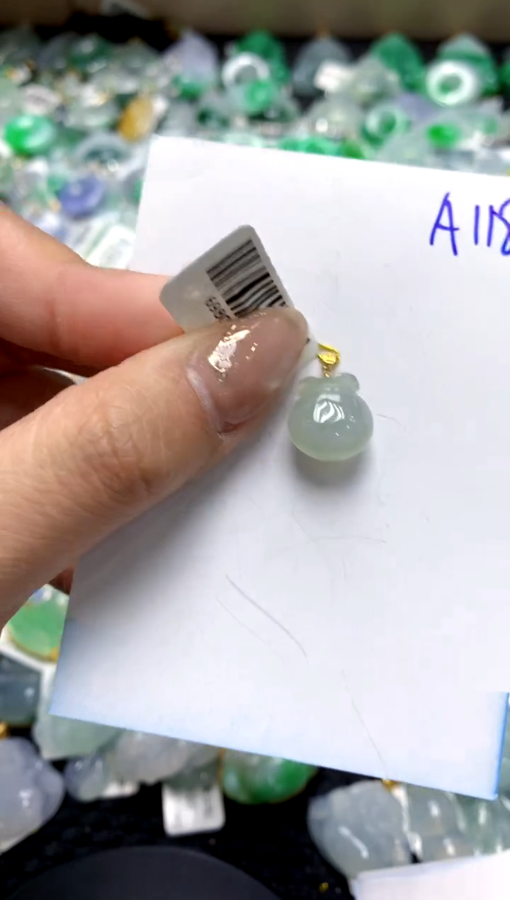 【闪购商品】翡翠颈饰18K金镶嵌11111111111111111·1