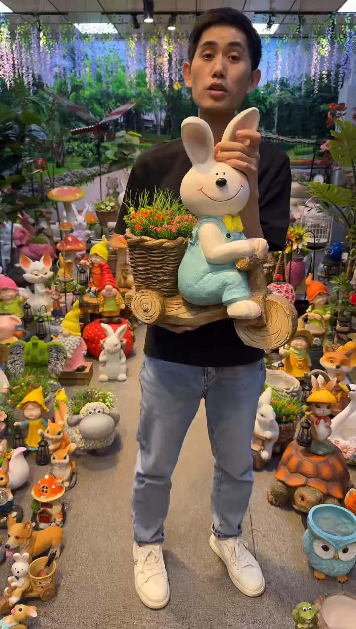 无花朵花园庭院摆件&00&