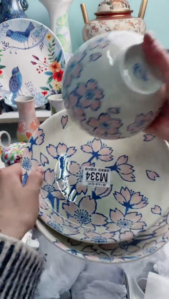 陶瓷喵*M334******2盘2碗