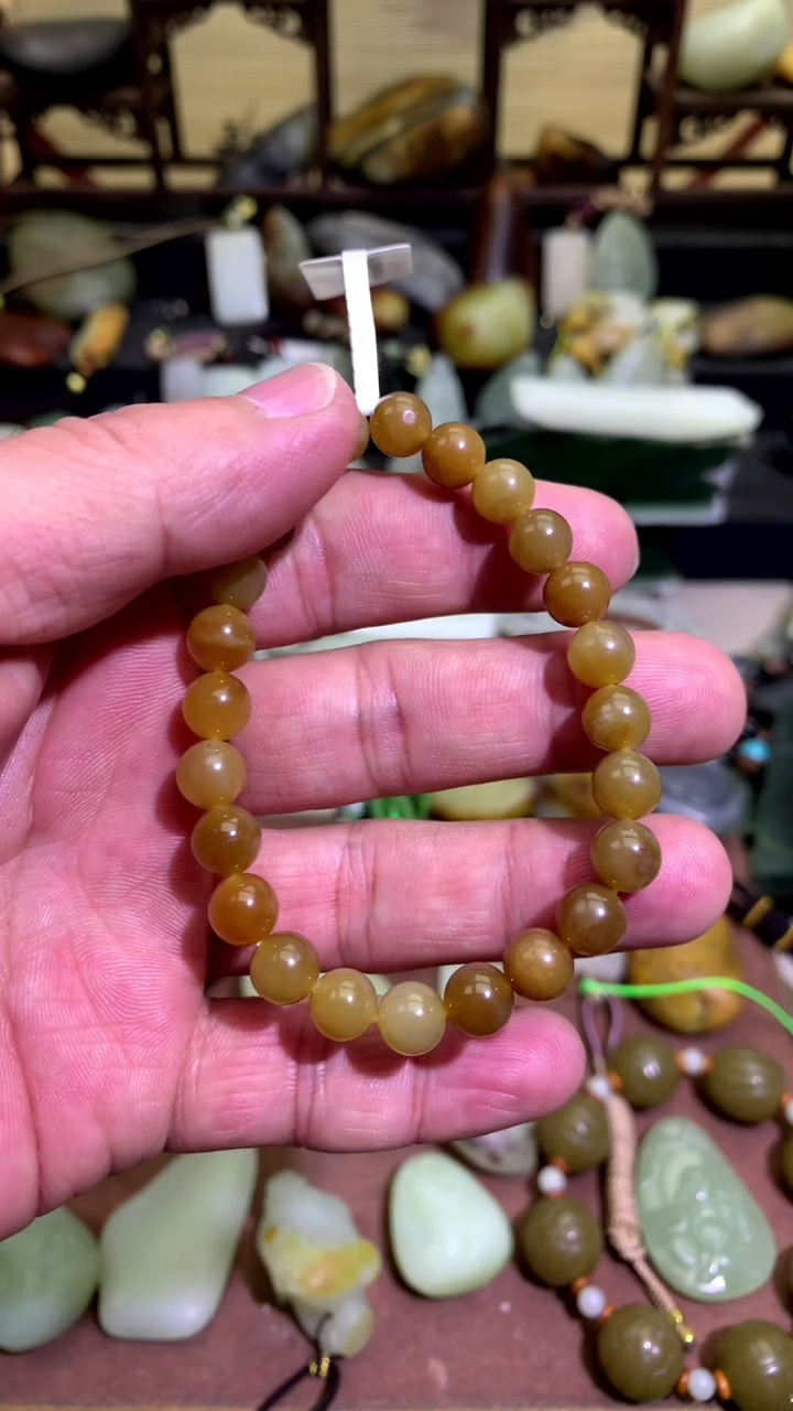 【闪购商品】和田玉颈饰未镶嵌且末糖串串卡8