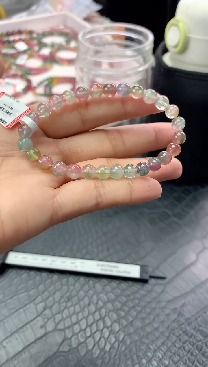 【闪购商品】碧玺手串未镶嵌多样性发一条