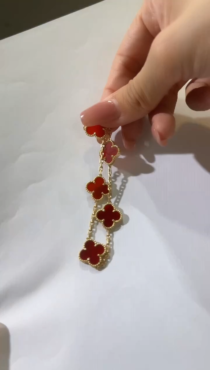 【闪购商品】玛瑙/玉髓18K金镶嵌手链18K玛瑙手链（11.5克以上）