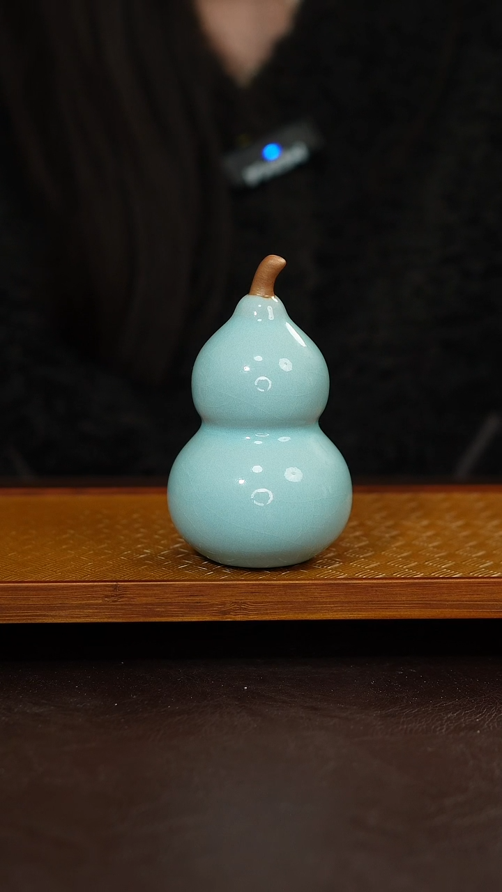 摆件陶原矿原釉汝宋汝瓷