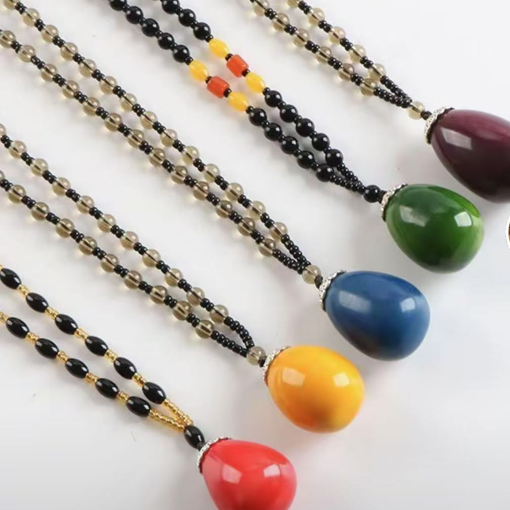 （现切现开）佛心果吊坠天然菩提子老料粉色金包玉大果把件