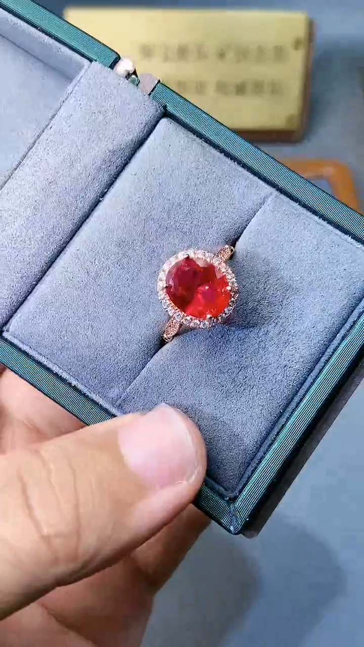 【闪购商品】红宝石戒指银S925镶嵌1564