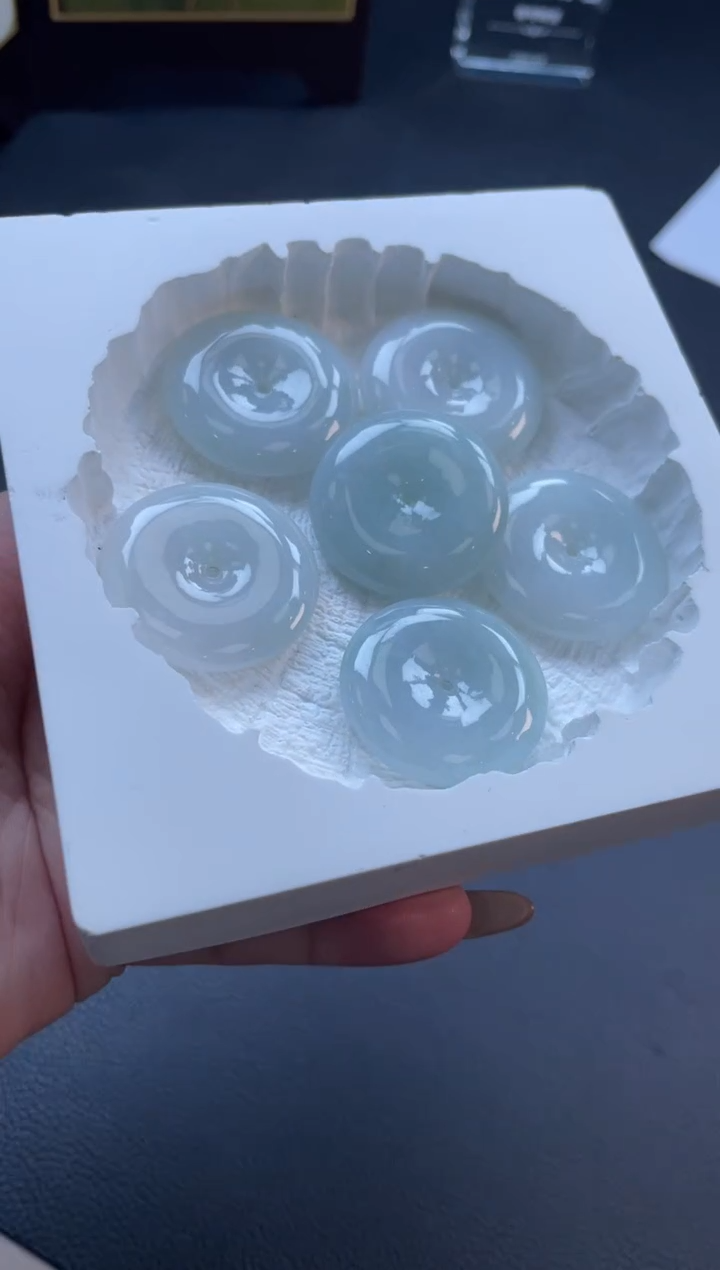 颈饰未镶嵌翡翠05平安扣多样性发一