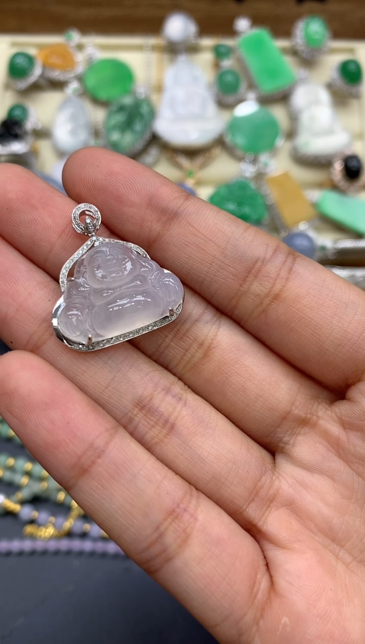 【闪购商品】翡翠颈饰18K金镶嵌337-中国好珍宝