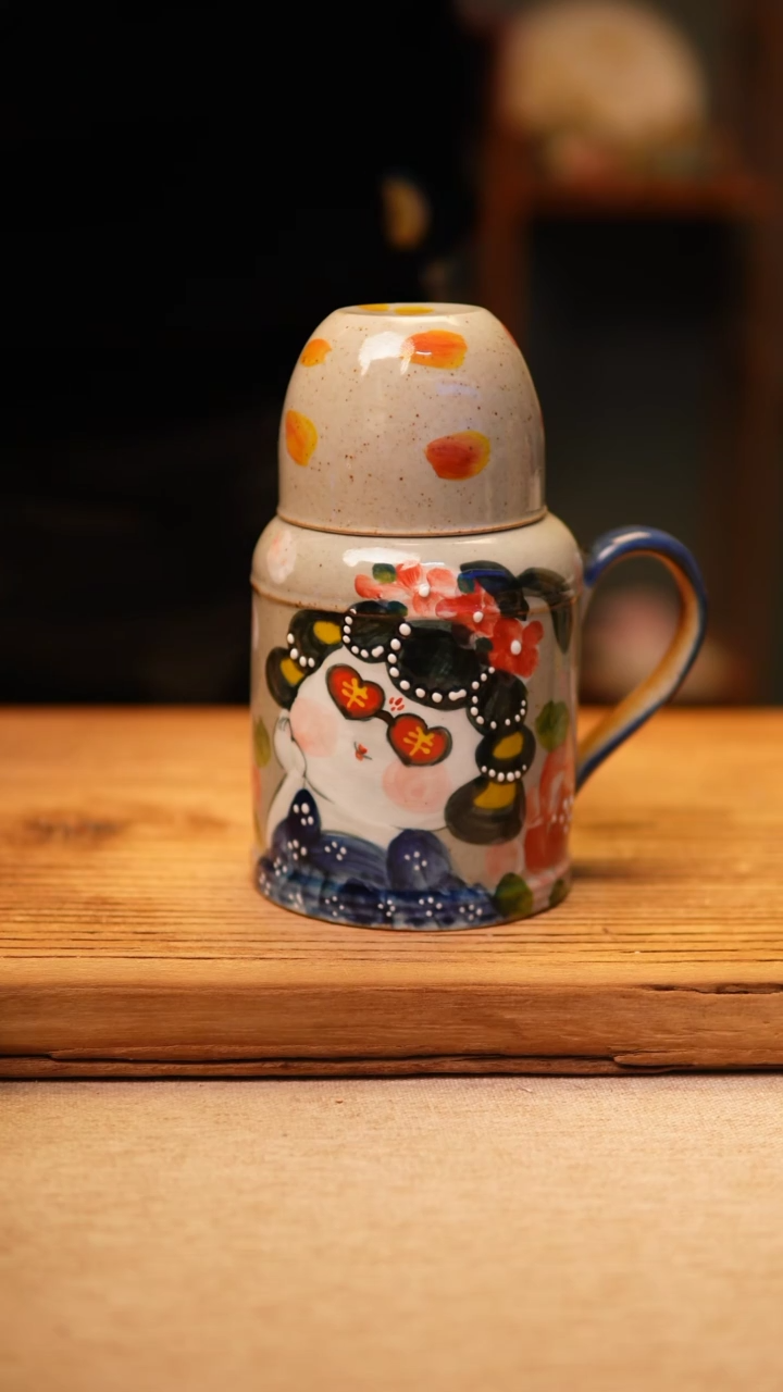【闪购商品】@@陶园瓷舍@@纯手工手绘@高温釉下彩