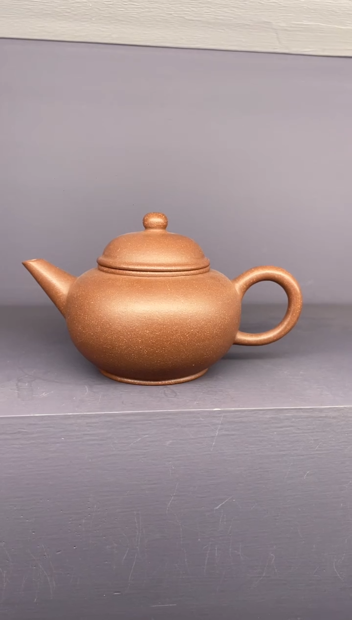 【闪购商品】紫砂茶壶老紫泥   水平