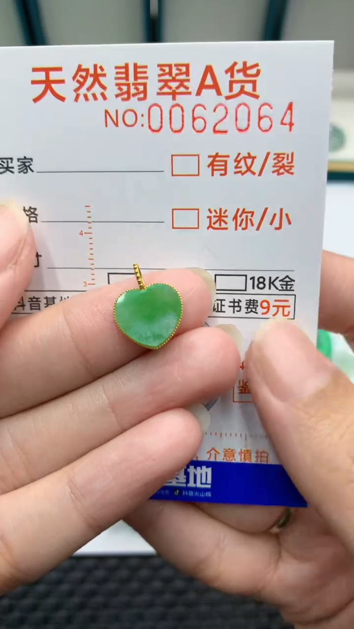 【闪购商品】翡翠颈饰18K金镶嵌            8