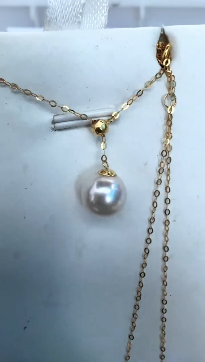 【闪购商品】海水珍珠颈饰18K金镶嵌项链