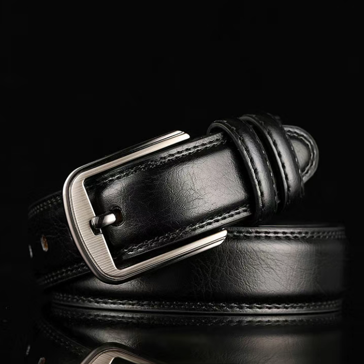 KERLOZE皮带男女韩版针扣腰带男士女士腰带针扣裤带