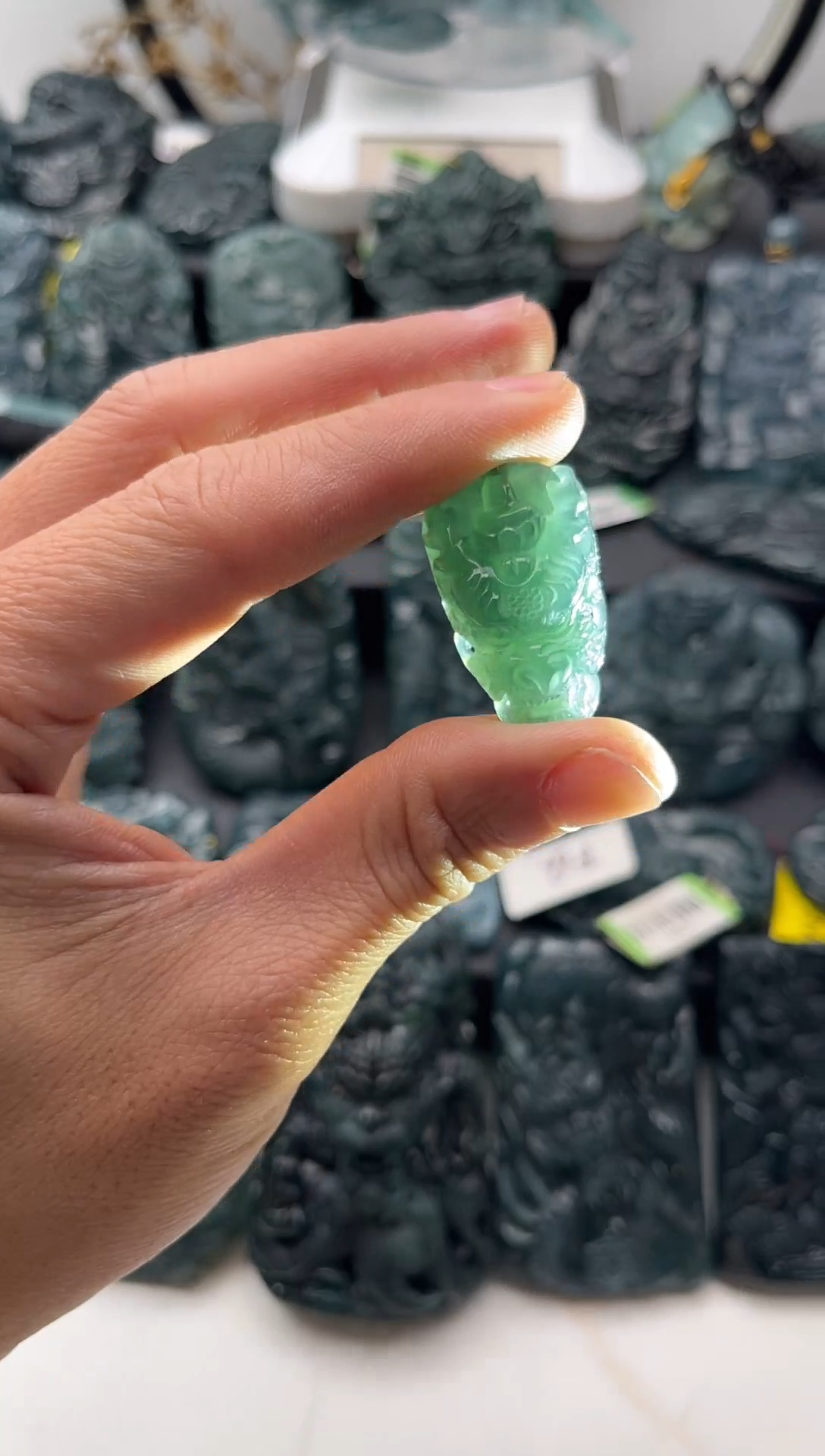 颈饰未镶嵌翡翠小龙头