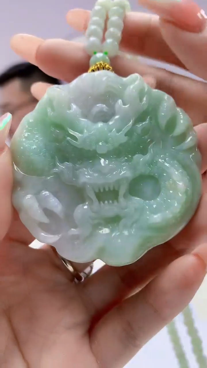 【闪购商品】定制翡翠未镶嵌5152DD-毛货挂件37