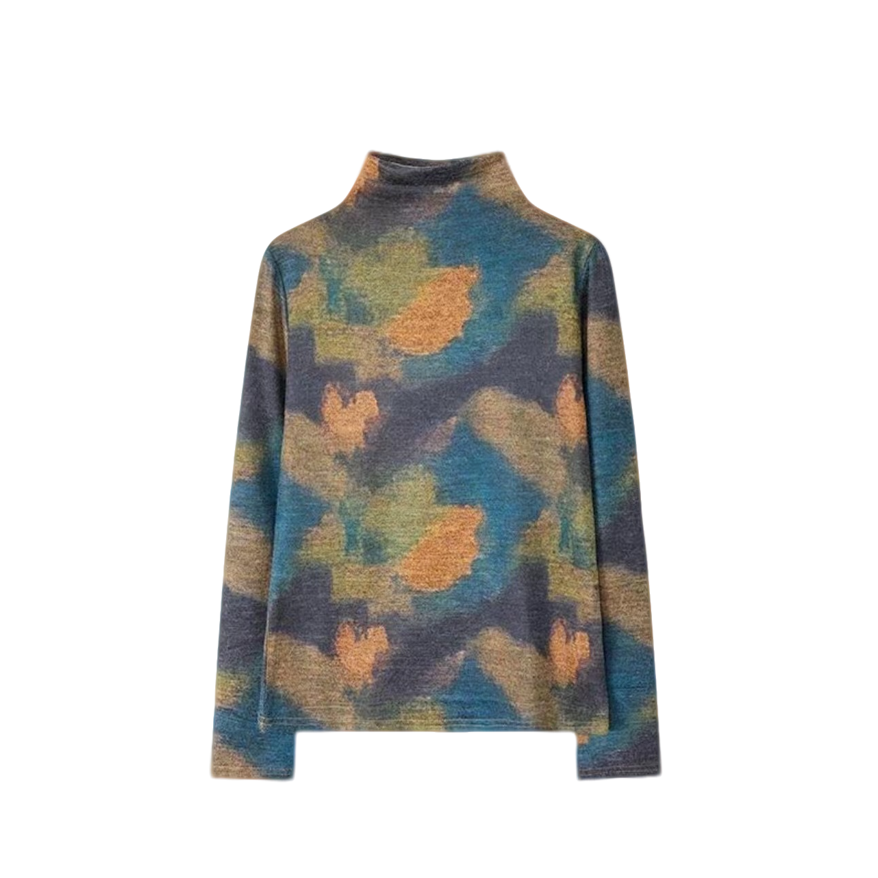 【猪猪同款】半高领奥绒打底衫条纹上衣954