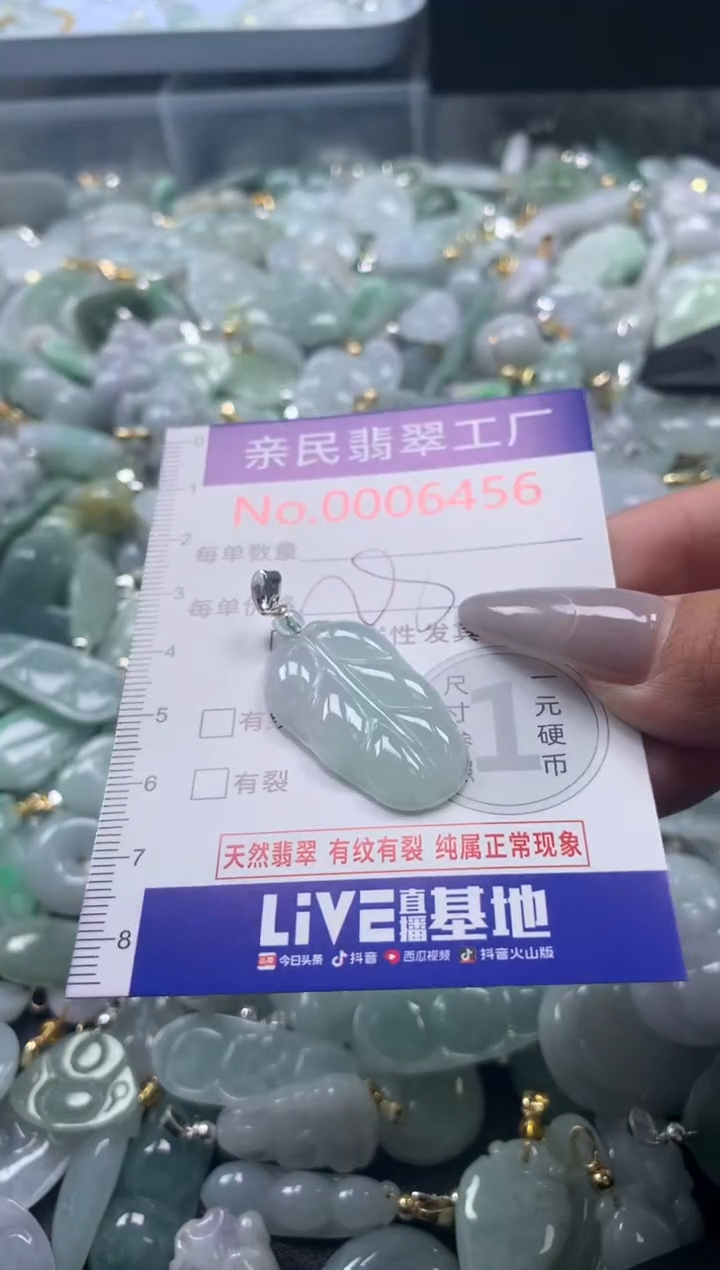 颈饰未镶嵌翡翠6456