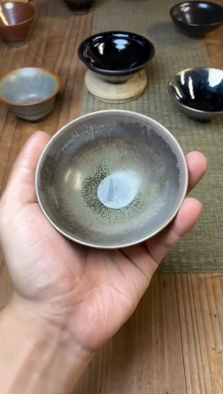 茶盏松风渡柴烧甄选建盏