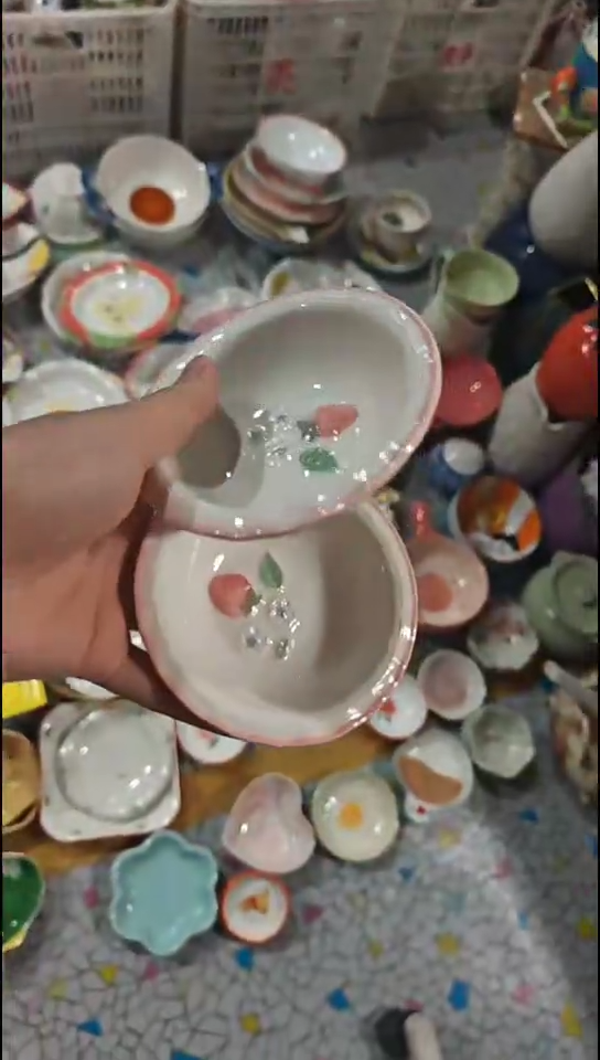 瓷片默认微瑕精美陶瓷