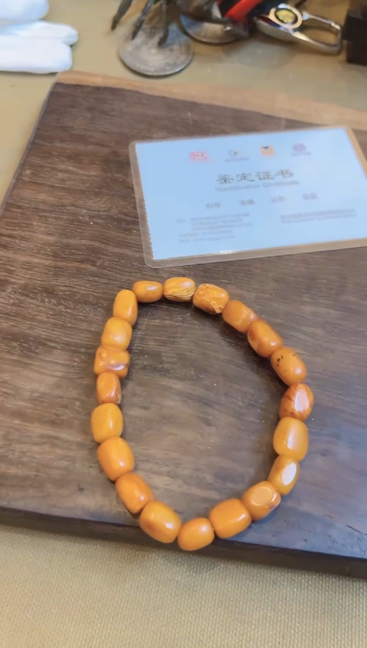 【闪购商品】蜜蜡手串未镶嵌蜜蜡手串F089