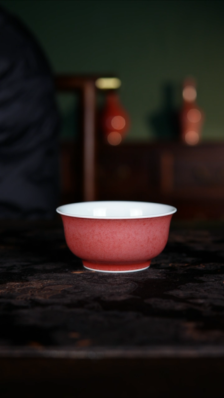 其他白泥高温铜红釉豇豆红